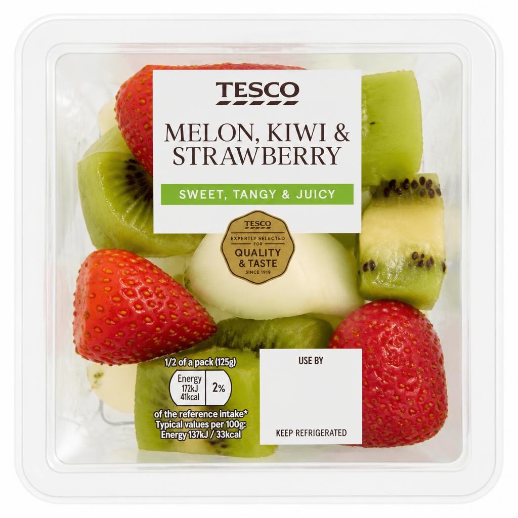 Tesco Kiwi, Melon & Strawberries 250G