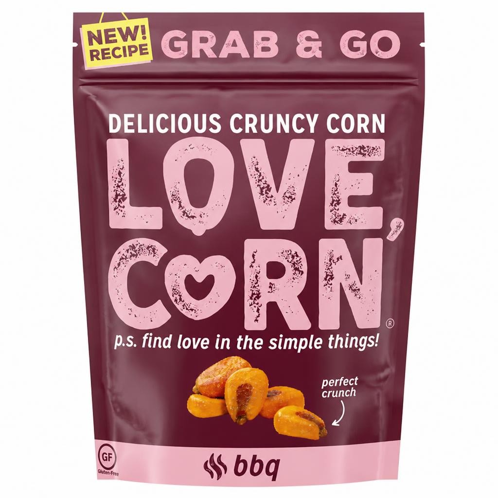 Love,Corn Bbq Roasted Corn Snack 45G
