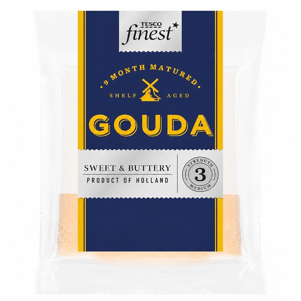 Tesco Finest Vintage Gouda Cheese 200 G