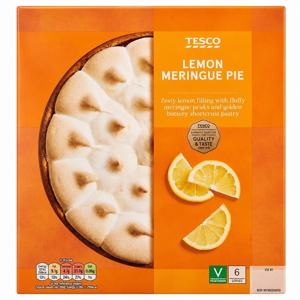 Tesco Lemon Meringue Pie 520G