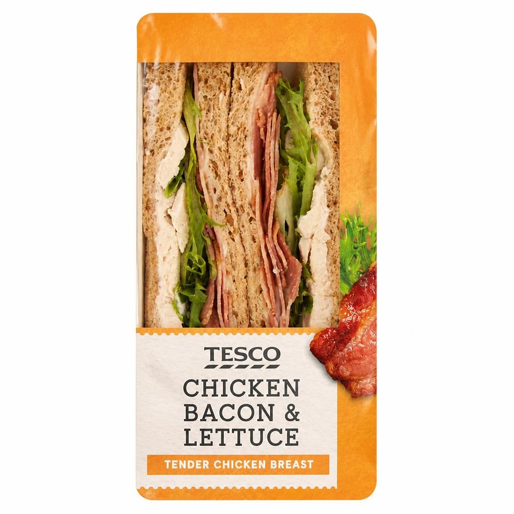 Tesco Chicken Bacon & Lettuce Sandwich