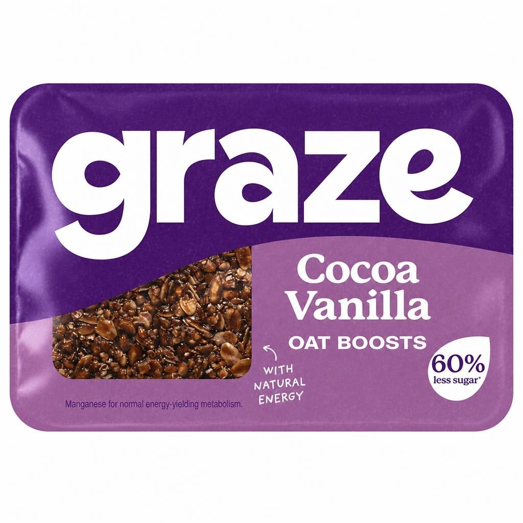 Graze Cocoa Vanilla & Protein Flapjack 50G