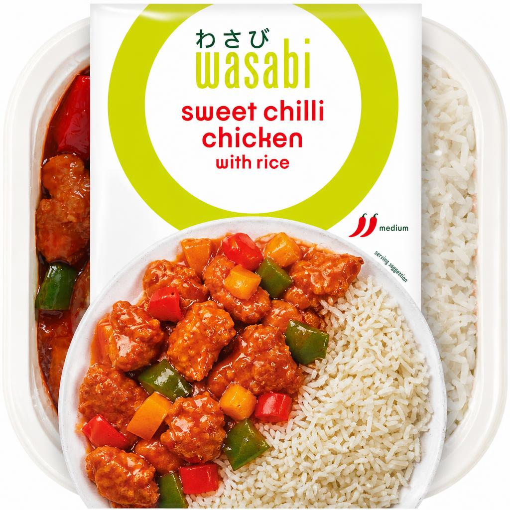 Wasabi Sweet Chilli Chicken With Rice 450G