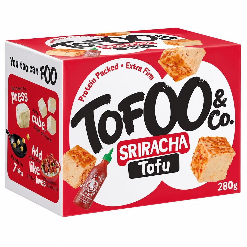 The Tofoo Co. Sriracha Tofu 280G