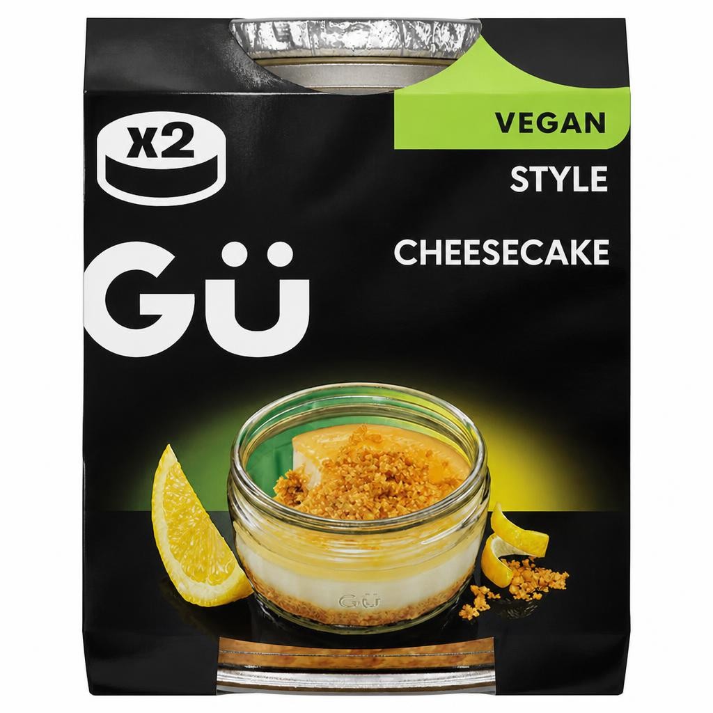 Gü Plant Spanish Vegan Lemon Cheesecake Dessert 2 x 92g