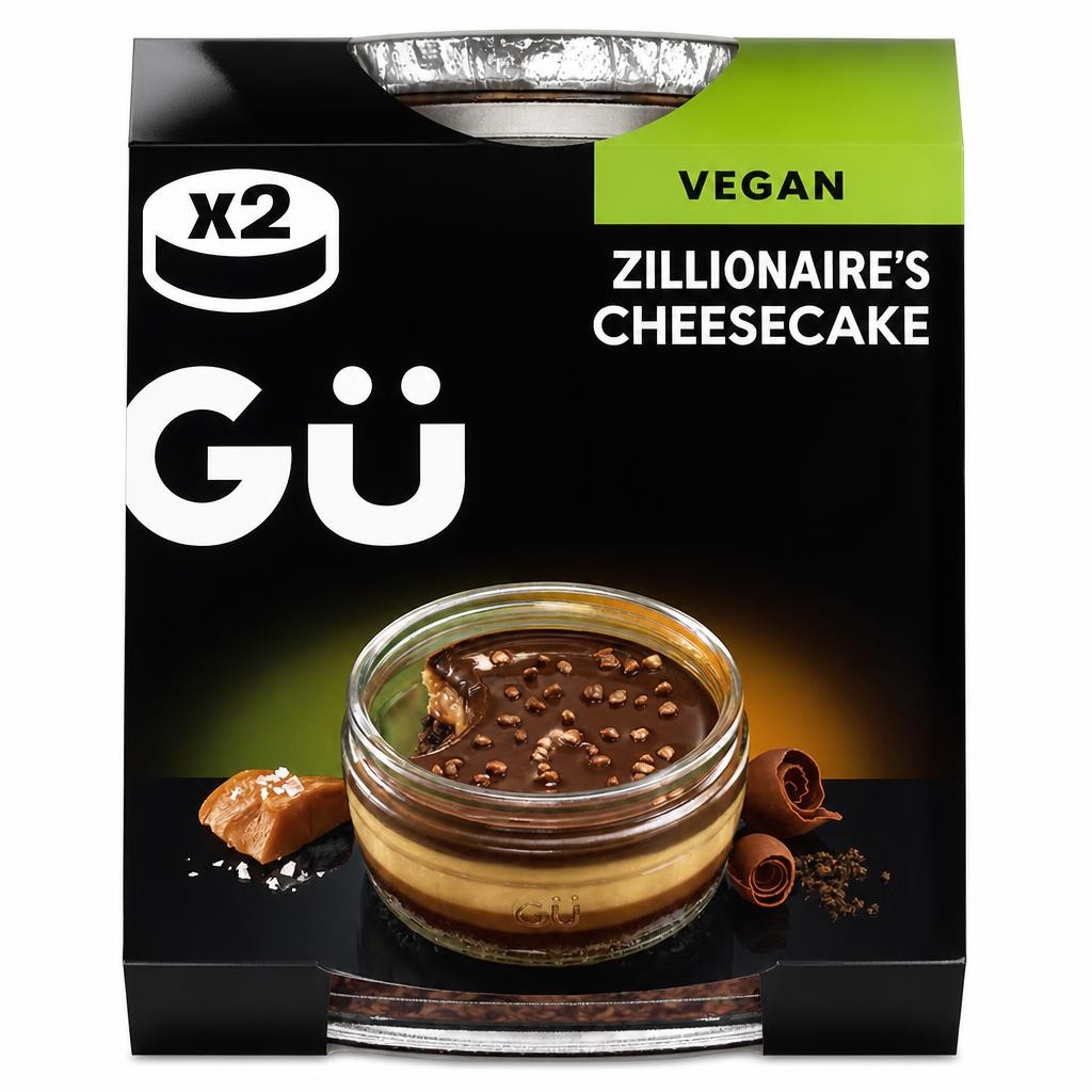 Gü Plant Zillionaire Vegan Cheesecake Dessert 2 x 91.5g