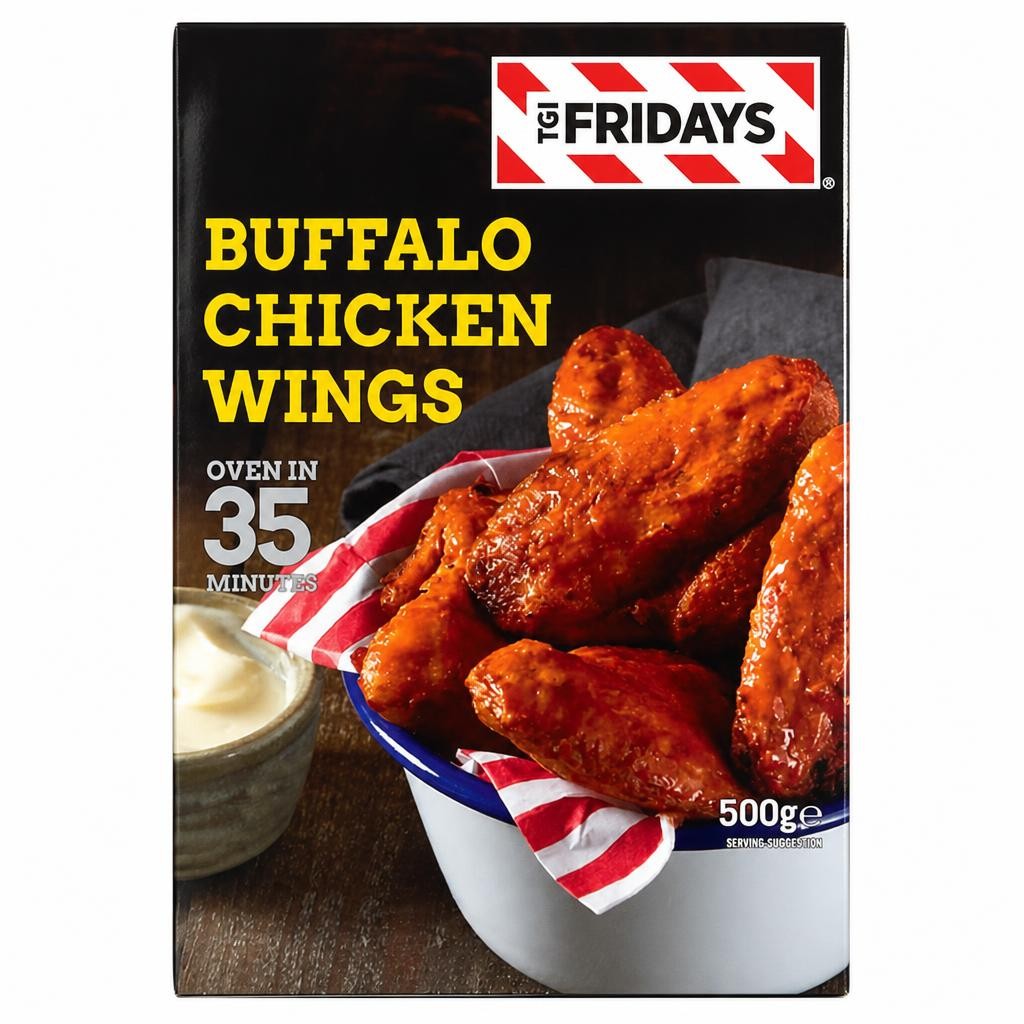 Tgi Fridays Buffalo Chicken Wings 500G