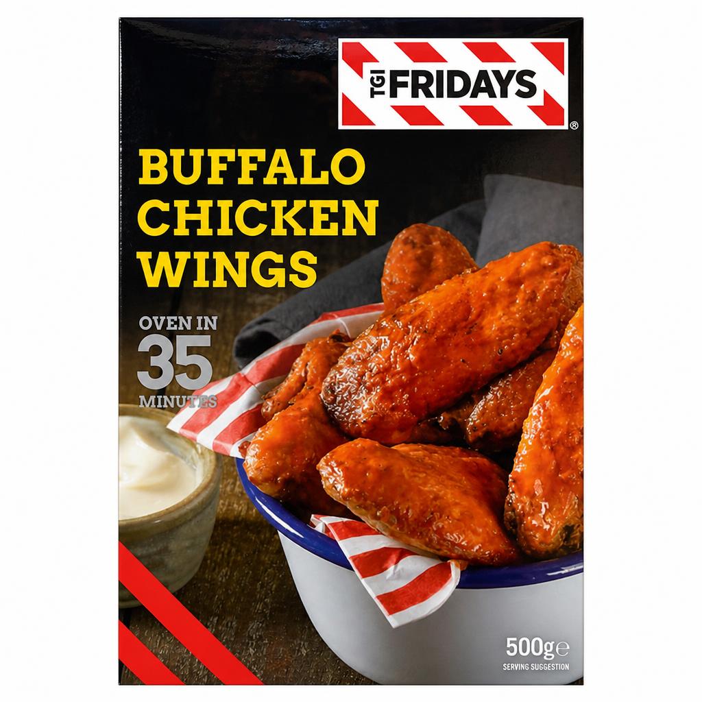 Tgi Fridays Buffalo Chicken Wings 500G