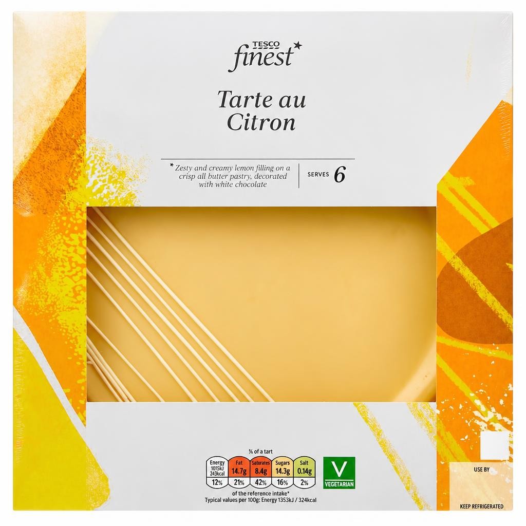Tesco Finest Tarte Au Citron 450G