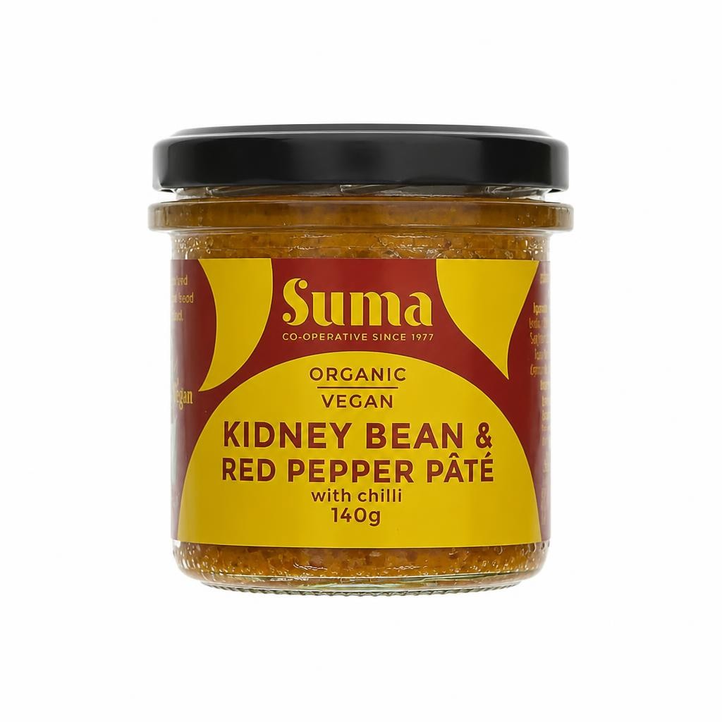 Organic Kidney Bean and Red Pepper Pate 140g (Suma) | Multi