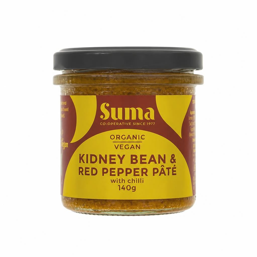 Organic Kidney Bean and Red Pepper Pate 140g (Suma) | Multi