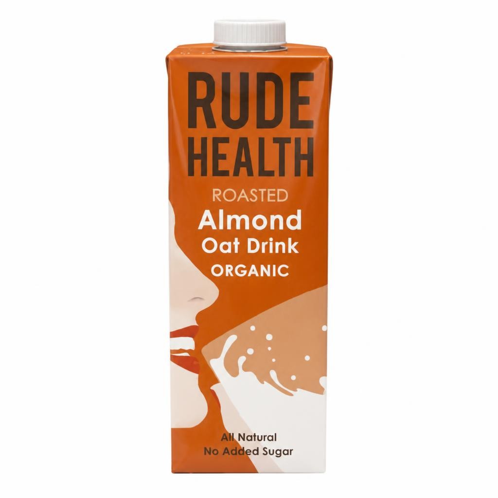 Organic Roasted Almond and Oat Drink 1l (Rude Health)