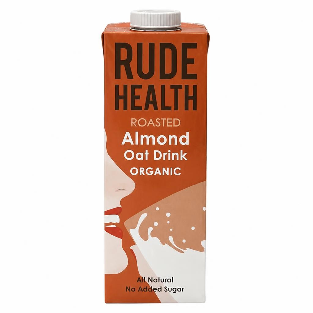 Organic Roasted Almond and Oat Drink 1l (Rude Health)