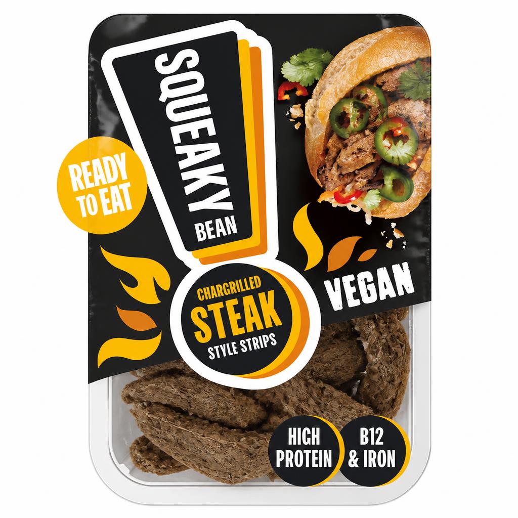 Squeaky Bean Chargrilled Steak Strips 120G