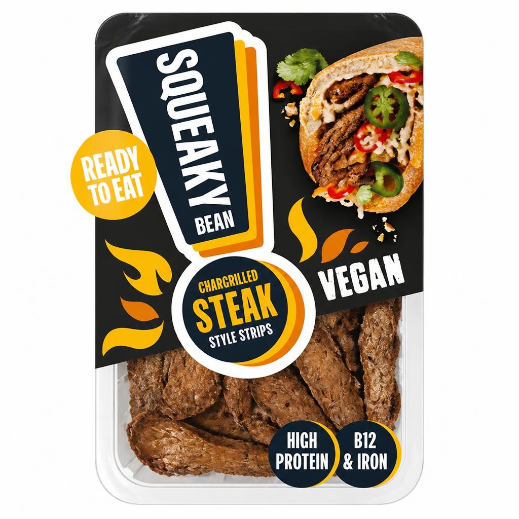 Squeaky Bean Chargrilled Steak Strips 120G