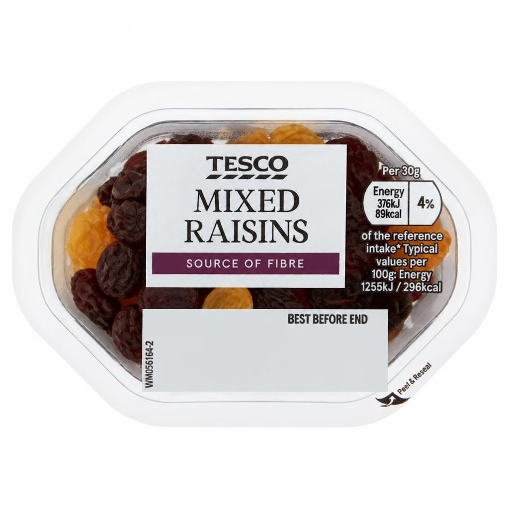 Tesco Mixed Raisins 60G