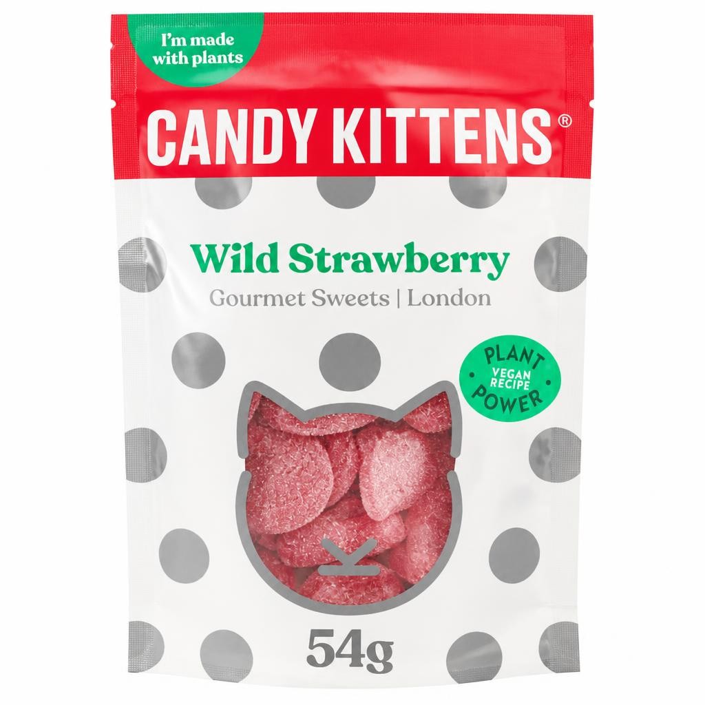 Candy Kittens Wild Strawberry Gourmet Sweets 54G