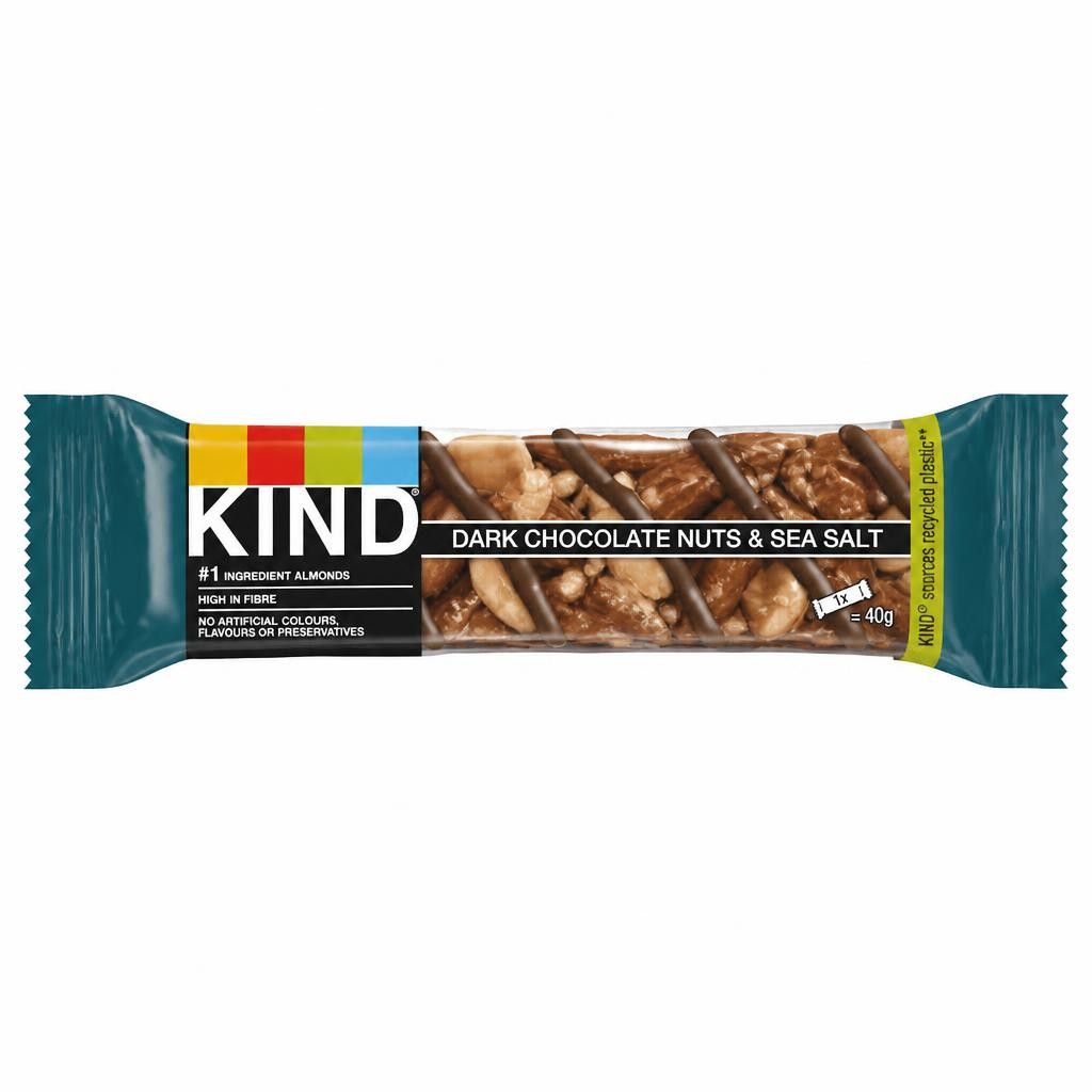 KIND Dark Chocolate Nuts & Sea Salt Cereal bar 40g