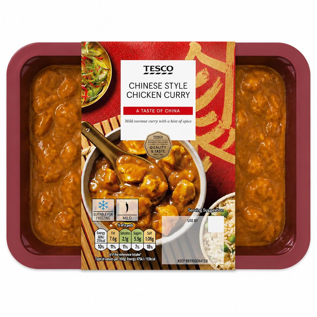 Tesco Chinese Style Chicken Curry 400G