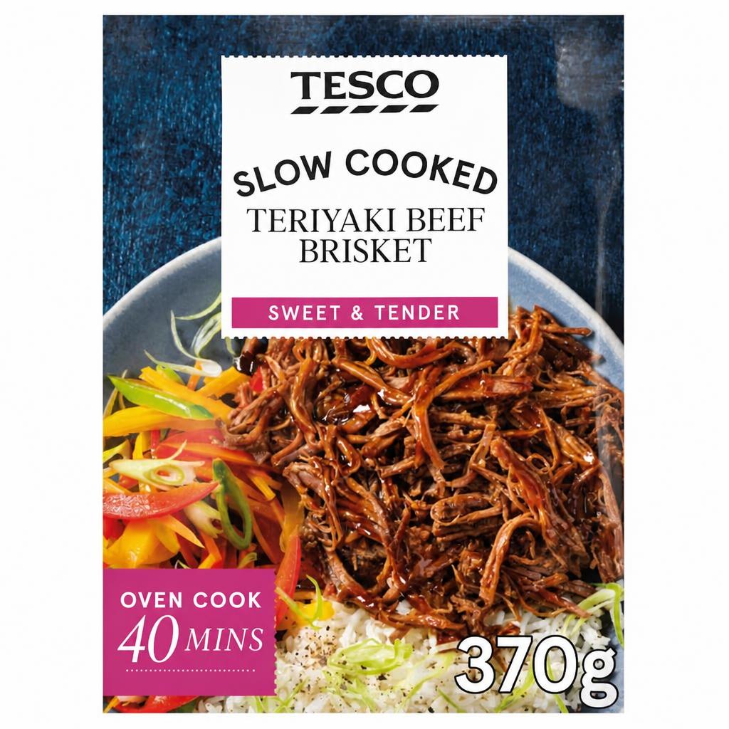 Tesco Teriyaki Beef Brisket 370G