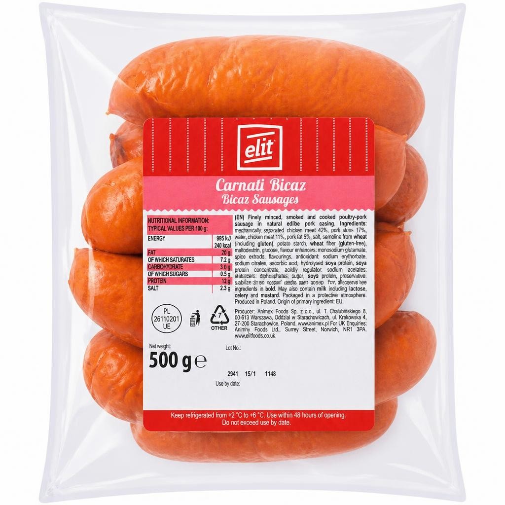 Elit Carnati Bicaz Sausage 500G