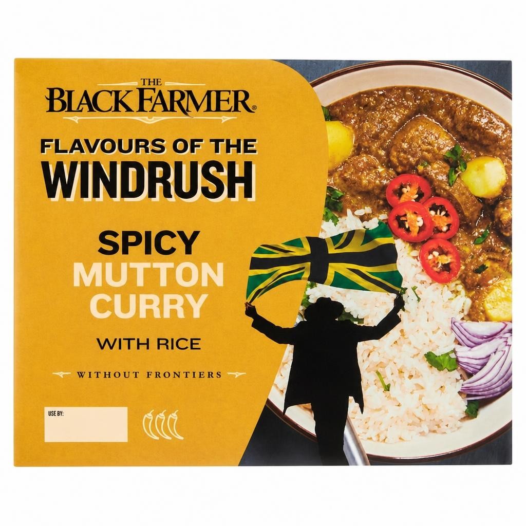 The Black Farmer Spicy Mutton Curry With Rice 400G