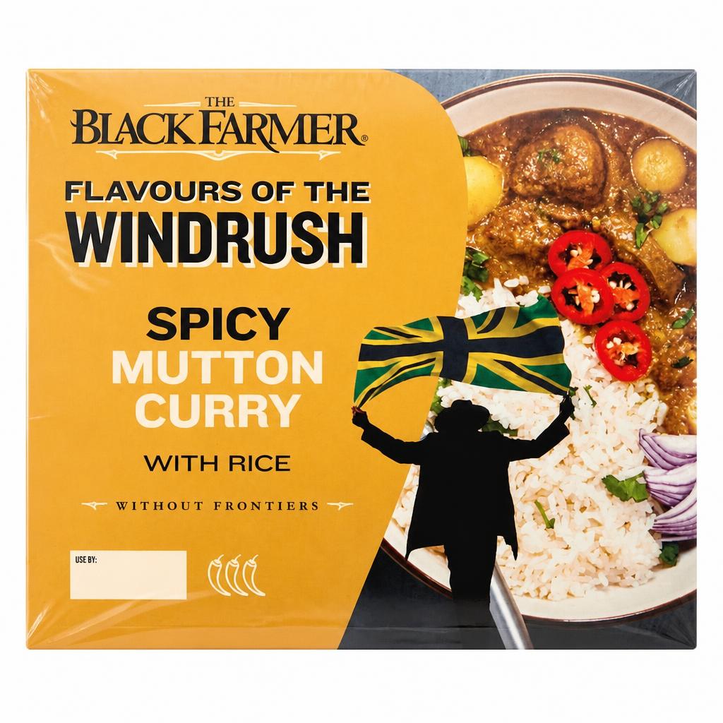 The Black Farmer Spicy Mutton Curry With Rice 400G