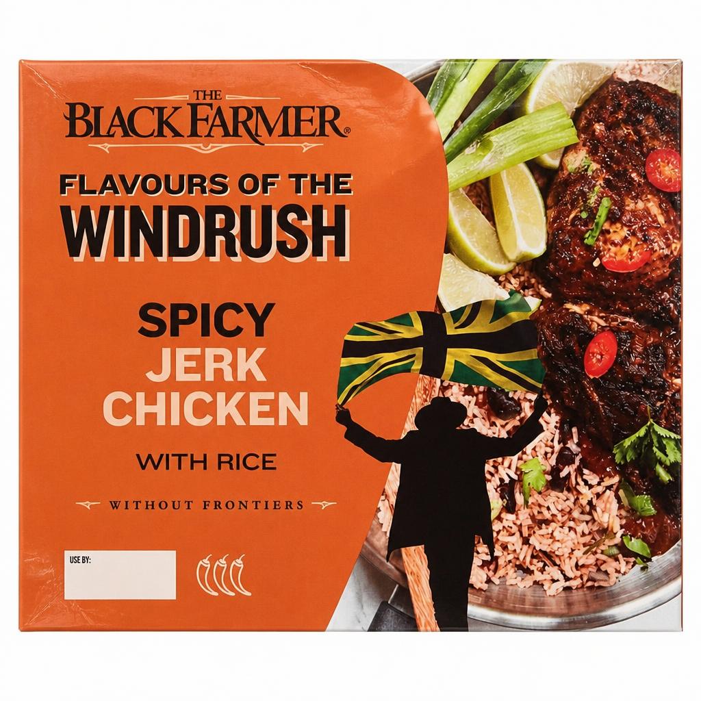 The Black Farmer Spicy Jerk Chicken With Rice 400G