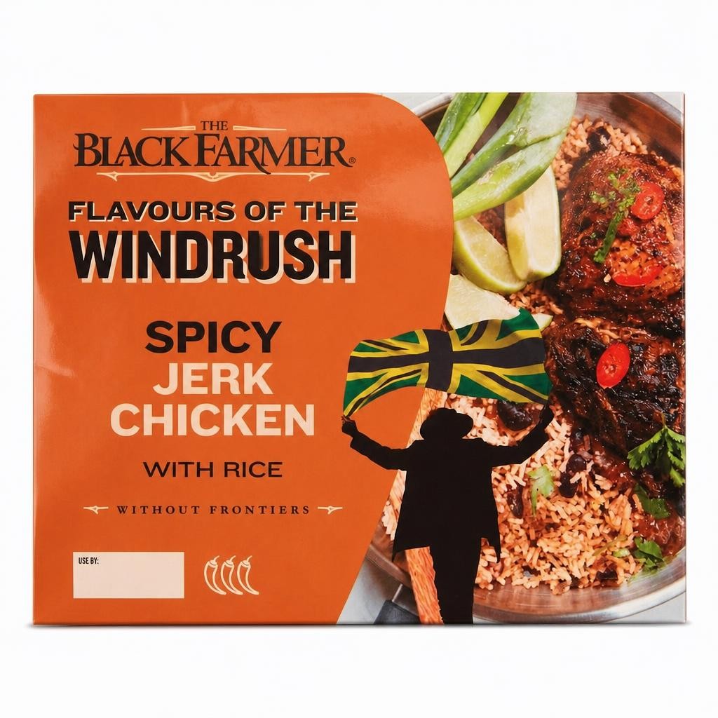 The Black Farmer Spicy Jerk Chicken With Rice 400G