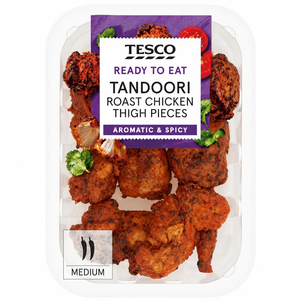 Tesco Tandoori Chicken Thigh Pieces 180G