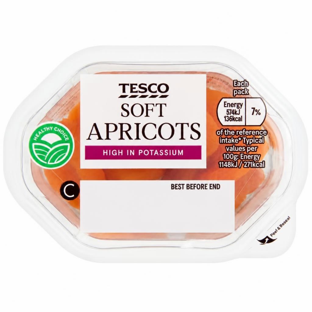 Tesco Snack Pack Soft Apricots 50G