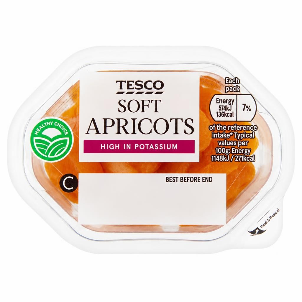 Tesco Snack Pack Soft Apricots 50G