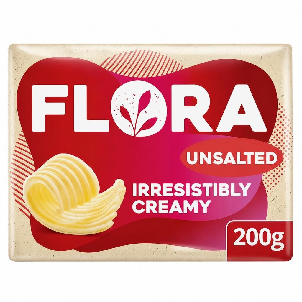 Flora Plant Butter Unsalted 200g