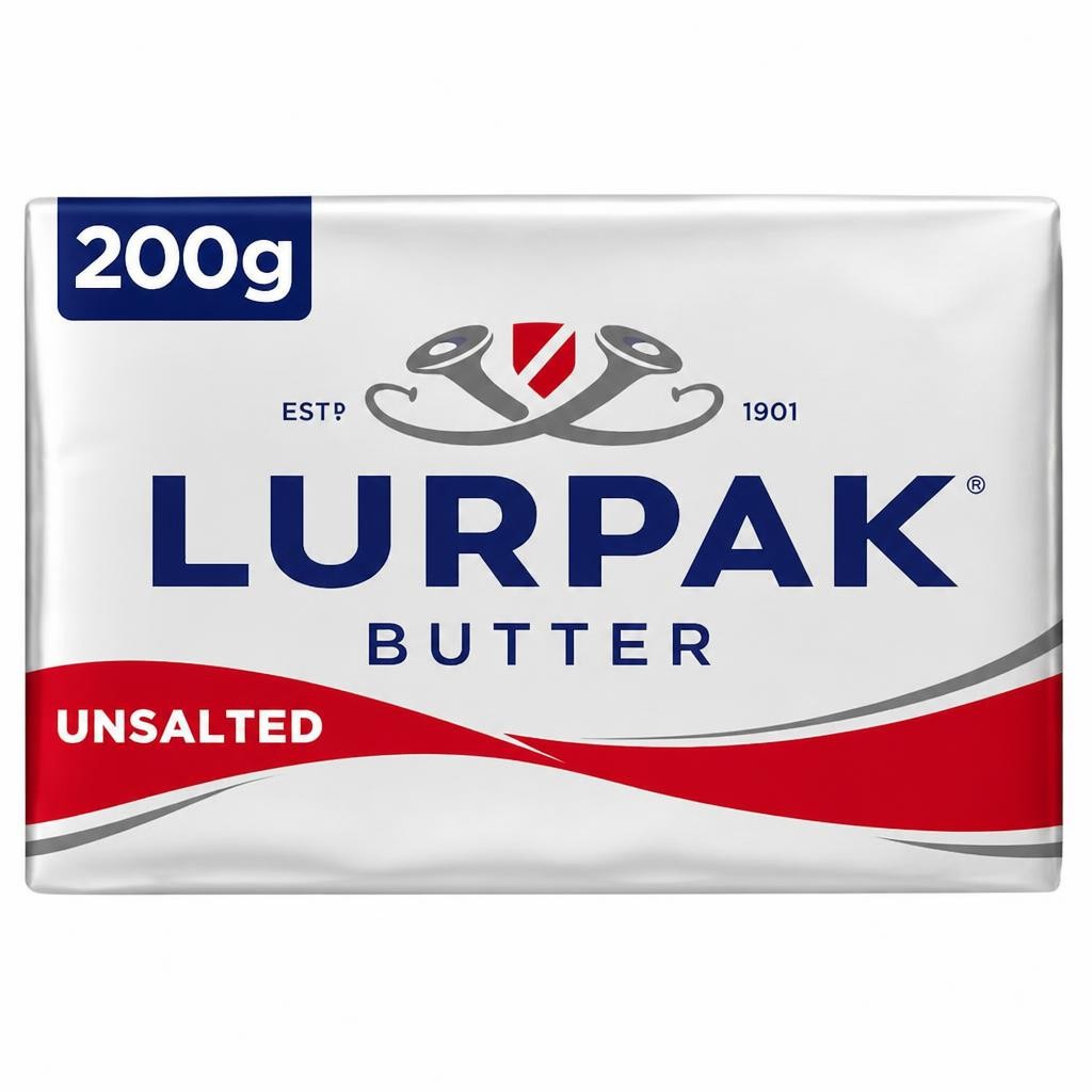 Lurpak Unsalted Butter 200G
