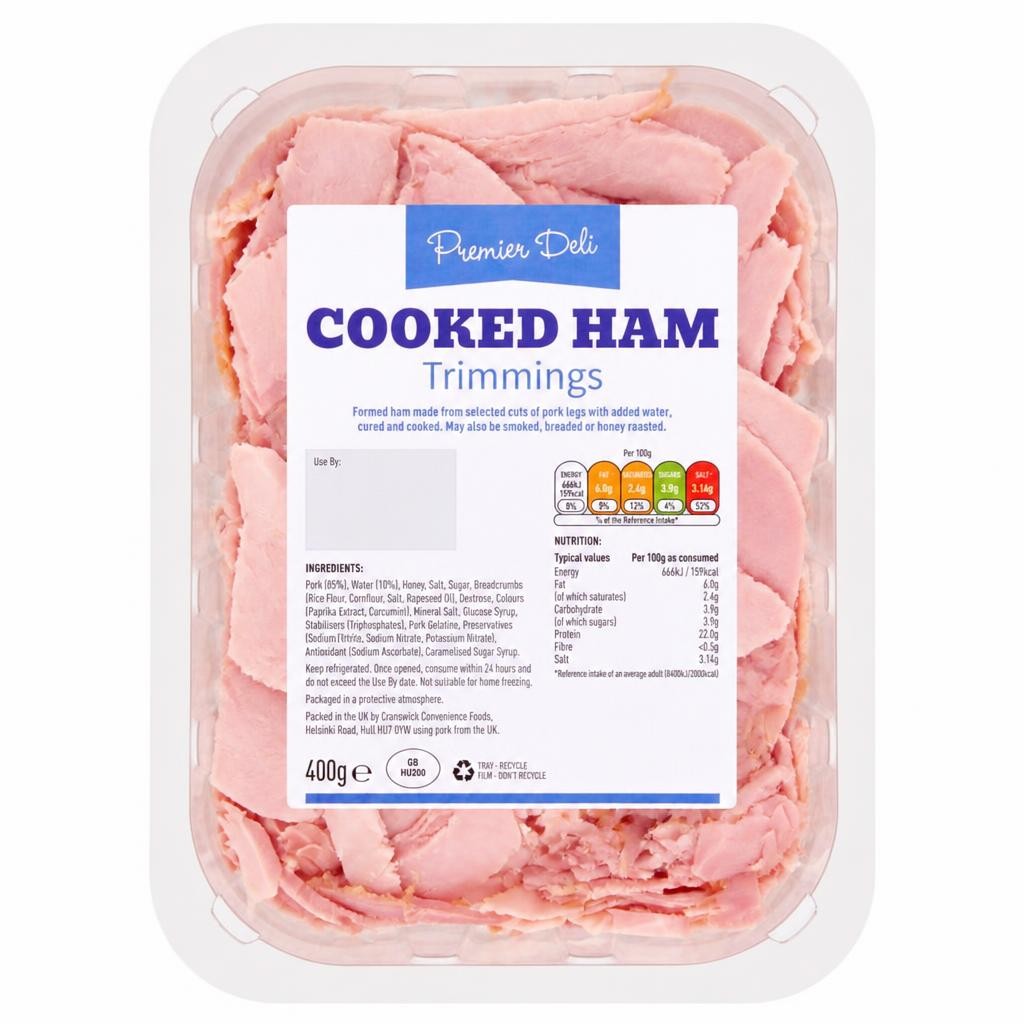 Premier Deli Cooked Ham Trimmings 400G