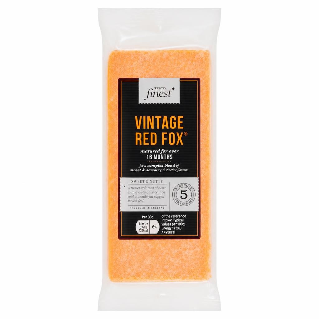 Tesco Finest Vintage Red Fox Cheese 200g