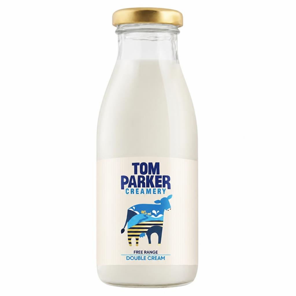 Tom Parker Creamery Free Range Double Cream 250ml