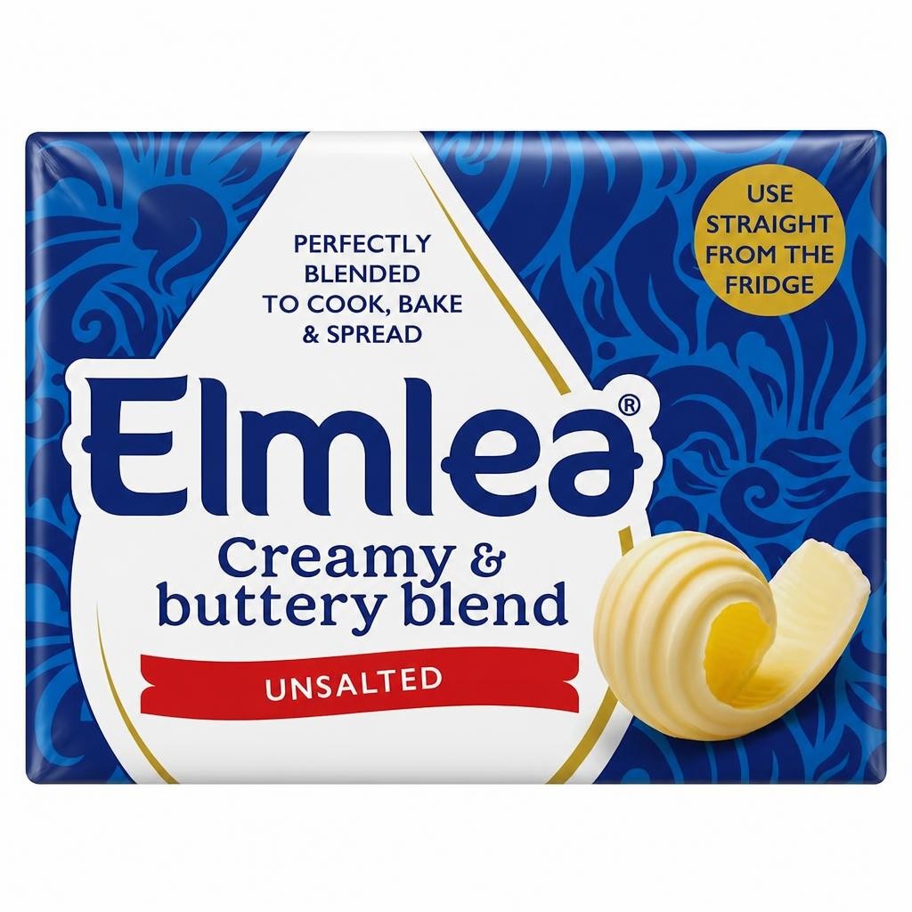Elmlea Creamy and Buttery Unsalted Blended Butter 250g