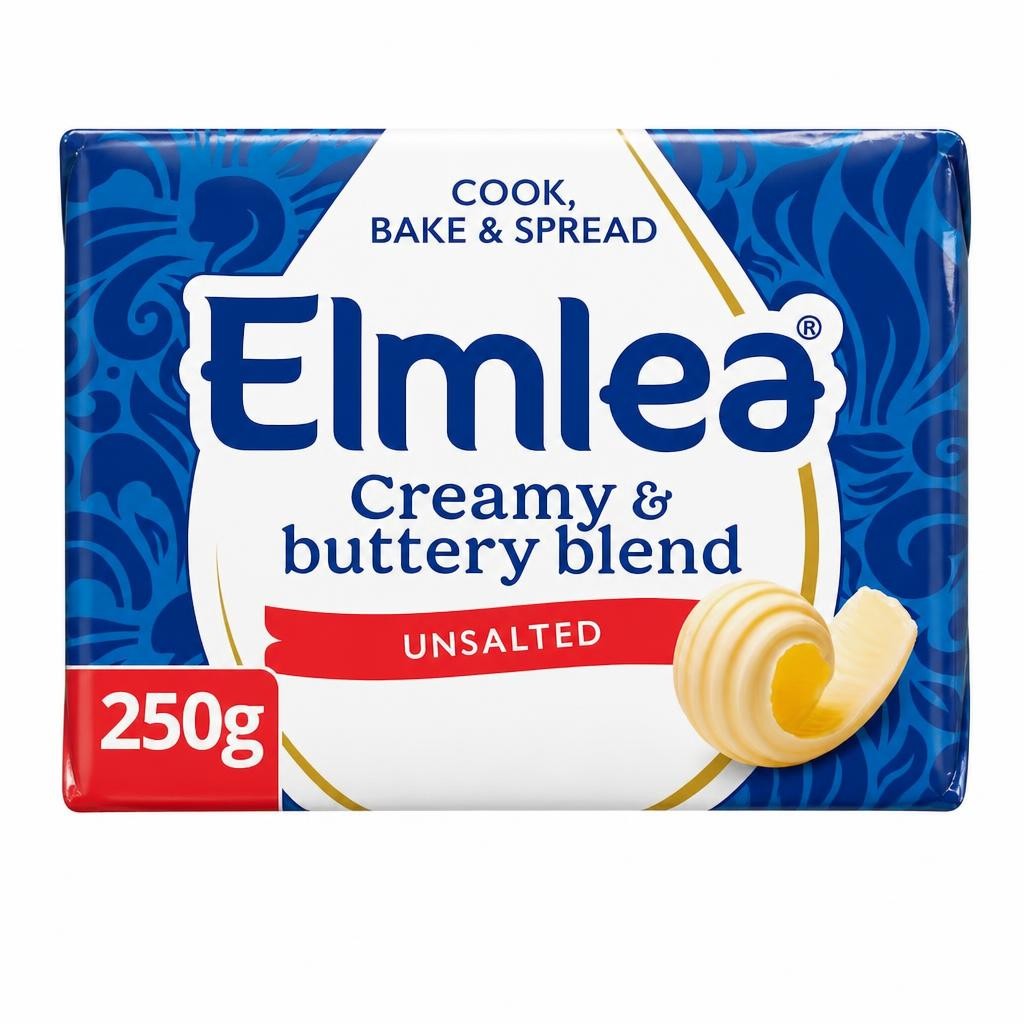 Elmlea Creamy and Buttery Unsalted Blended Butter 250g