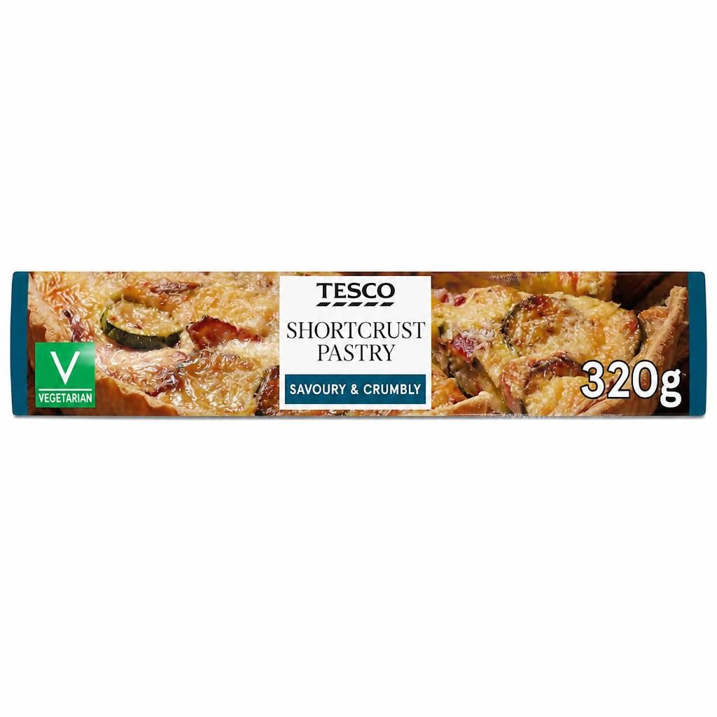 Tesco Ready Rolled Shortcrust Savoury Pastry 320G