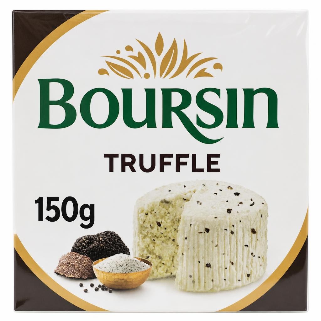 Boursin Truffle Flavoured Soft Cheese 150g