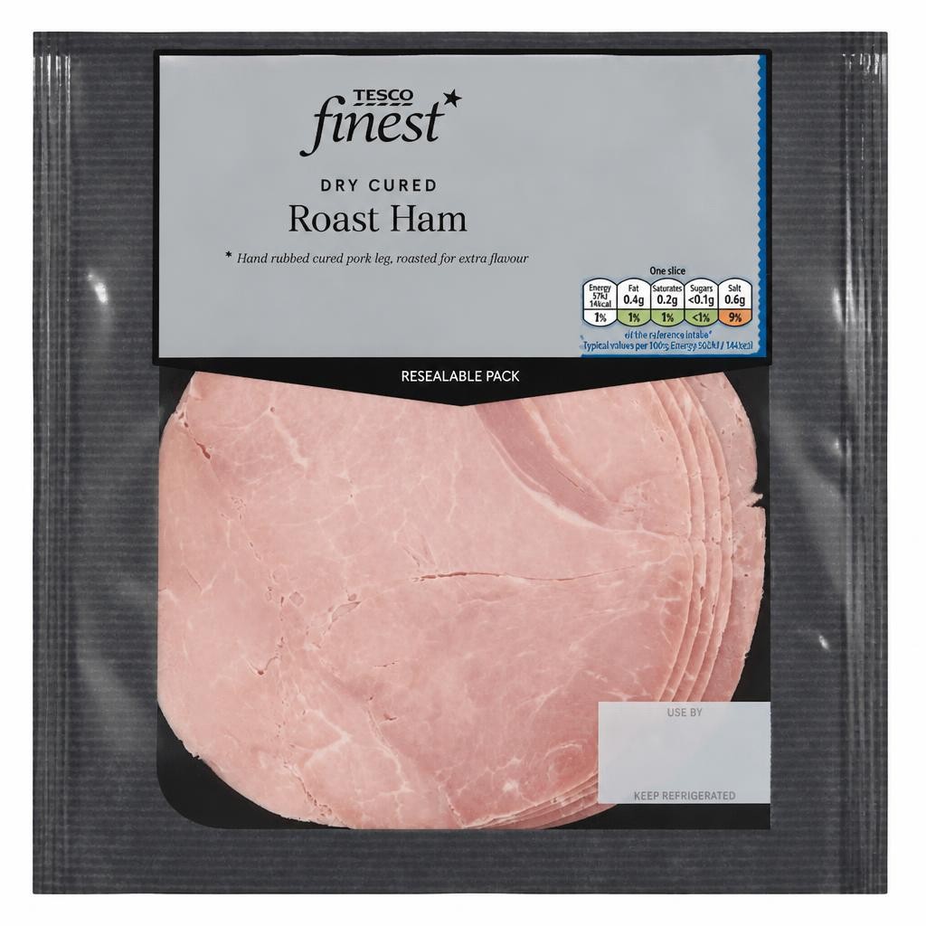 Tesco Finest Roast Dry Cured Ham 120g