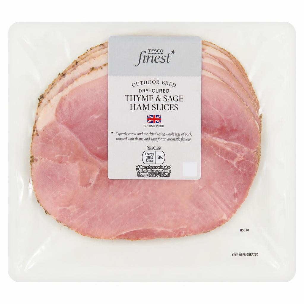 Tesco Finest Deli Herb Crusted Ham Slices 130g