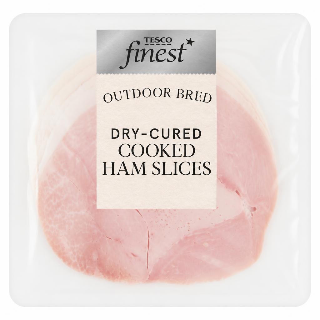Tesco Finest Dry Cured Cooked Ham Slices 130g