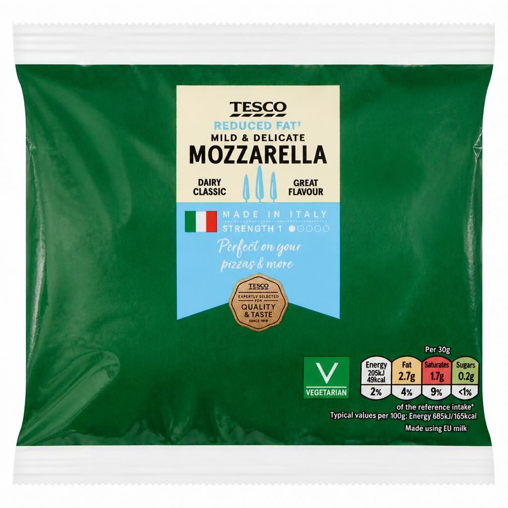 Tesco Reduced Fat Mozzarella 200g
