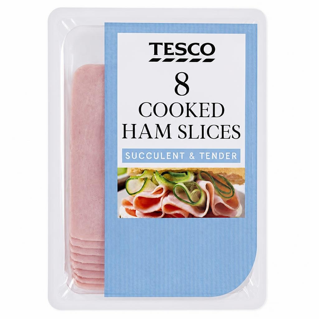 Tesco Cooked Ham 125g