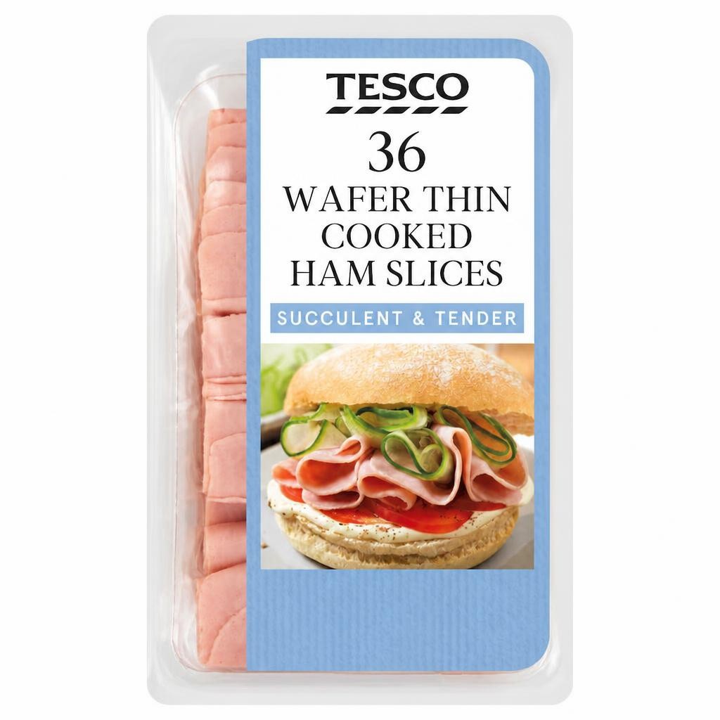 Tesco Wafer Thin Cooked Ham 400g