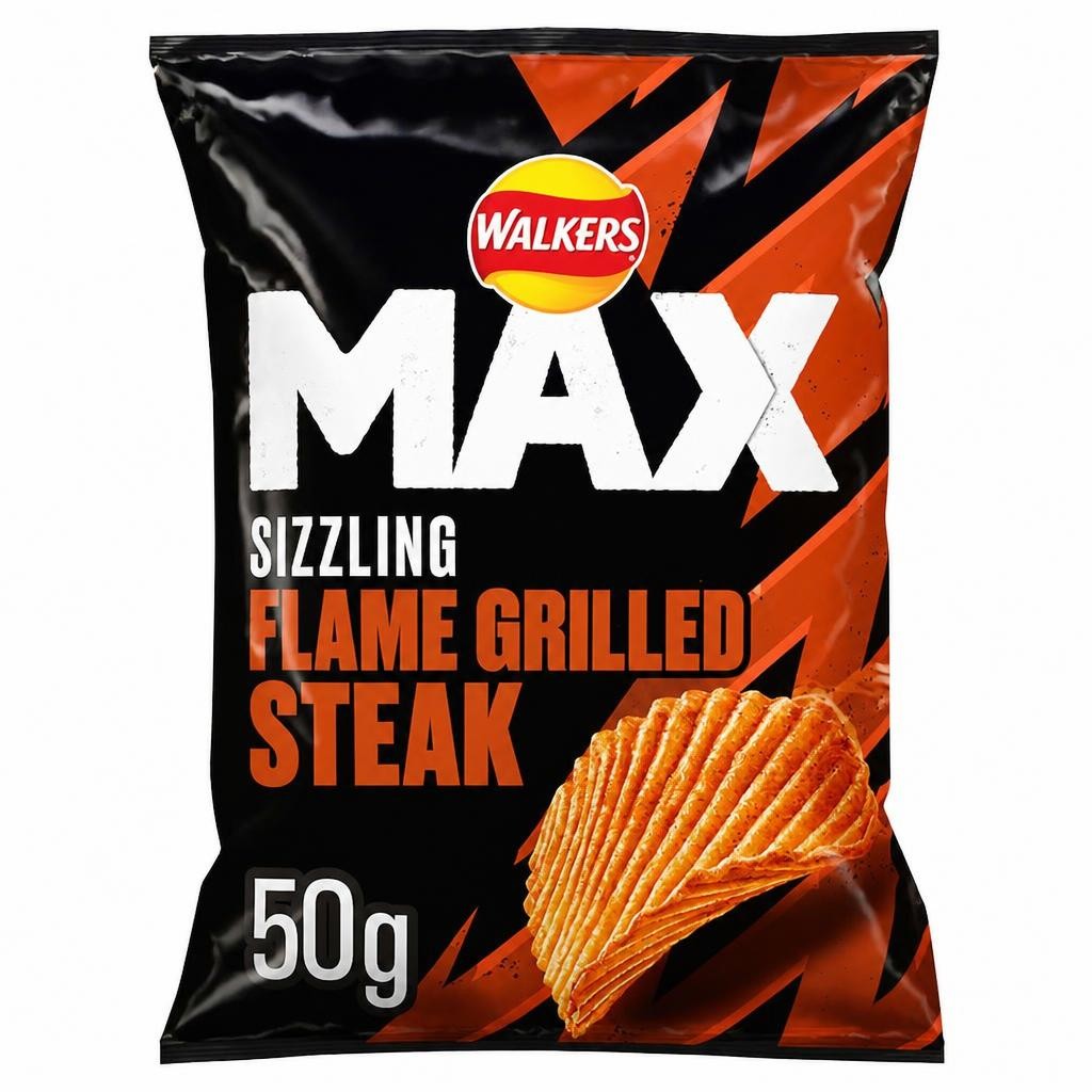 Walkers Max Flame Grilled 50G