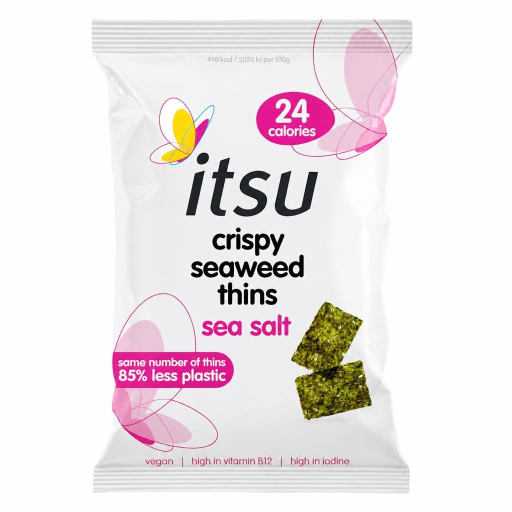 Itsu Crispy Seaweed Thins - Sea Salt 5g