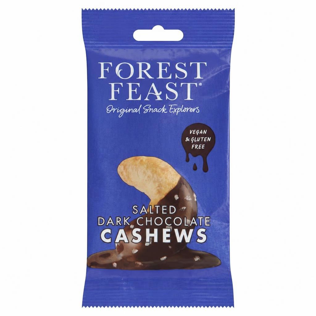 Forest Feast Dark Chocolate Cashews 40 g
